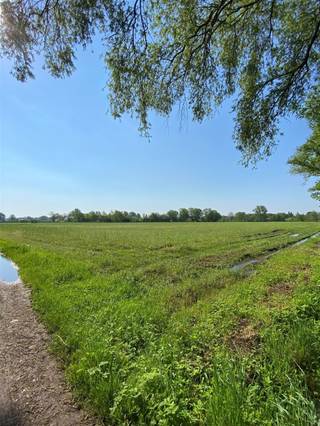 Perceel grond  van 10.951m² , in gebruik als landbouwgrond en volgens het gewestplan recreatiegrond voor verblijfsrecreatie te Schriek op de grens...