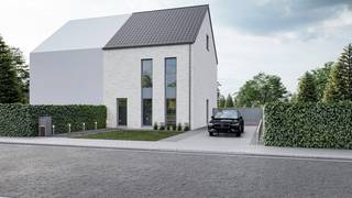 Nieuw te bouwen halfopen woning op een perceel van 6a05ca te Opperstraat, Heusden-Zolder. Dit is een doodlopend en dus zeer rustig straatje met veel groen, maar toch zeer centraal gelegen met winkels en openbaar vervoer in de directe omgeving.<br /><br />De voorgestelde woning van 176m2 in een moderne, strakke bouwstijl is voorzien van 3 slaapkamers. Voor het sanitaire gedeelte is er gekozen voor zowel een douche als een ligbad, met een apart toilet op de verdieping.<br />Op het gelijkvloers is er een open leefruimte met ruime zithoek en eethoek voorzien, alsook een keuken met aansluitend een handige berging.<br />In de inkomhal is er nog een apart toilet en de mogelijkheid voor een vestiairekast aanwezig.<br /><br />Deze nieuwbouwwoning is voorzien van de meest recente technieken zoals een warmtepomp, zonnepanelen, ventilatie D+ systeem en vloerverwarming, waardoor we een A+ energielabel (max. E0) kunnen garanderen. Dit vertaalt zich in de praktijk in een zeer energiezuinige nieuwbouwwoning!<br /><br />Dit project realiseren we in samenwerking met Matisimmo, vastgoed op maat.<br />Wens je meer informatie over deze woningen?<br />Plan je vrijblijvende afspraak met bouwadviseur Michiel via 011 450 280<br /><br />Sleutel op de deur<br />Ruwbouw winddicht<br />Sanitaire leidingen (inclusief hergebruik van regenwater)<br />Elektriciteit<br />verwarming via warmtepomp<br />vloerverwarming <br />Pleisterwerken<br />Isolatiewerken en chape<br />EPB berekening<br />Ventilatiesysteem D+<br />Kostprijs architect en veiligheidscoördinatie inclusief<br />Zonnepanelen<br />keuken<br />Sanitaire toestellen<br />Tegelvloeren op het gelijkvloers en in de badkamer<br />Binnendeuren in grondlaag<br />trap in hout<br />Voegwerken<br /><br />PRIJS SLEUTEL-OP-DE-DEUR <br />€ 393 521 excl. alle kosten op grond en constructie<br />€ 467 131 incl. alle kosten op grond en constructie