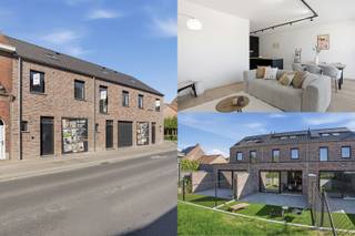 In het centrum van Beselare vind je deze <strong>drie stijlvolle nieuwbouwwoningen</strong>, op wandelafstand van school en voorzieningen, met vlotte verbinding via de A19. Hoewel centraal gelegen, woon je hier in alle rust en privacy.<br /><br />De woningen bieden een ruime indeling met <strong>4 volwaardige slaapkamers, extra zolderruimte</strong> en veel licht dankzij grote raampartijen. Elke woning beschikt over een garage, berging en Zuidgerichte tuin.<br /><br /><strong>Indeling van het pand</strong>
<ul>
<li>Gelijkvloers: inkomhal met gastentoilet en op maat gemaakte kasten, lichtrijke woon- en eetkamer met keuken, berging en garage</li>
<li>1ste verdieping: nachthal, 3 slaapkamers, apart toilet, badkamer met inloopdouche en dubbele wastafel. </li>
<li>2de verdieping: 1 slaapkamer en zolderruimte</li>
</ul>
<br /><strong>Prijzen</strong>
<ul>
<li>A: 265,77 m² – €397.500 (rechtse woning)</li>
<li>B: VERKOCHT</li>
<li>C: 212,26 m² – €387.500 (linkse woning)</li>
</ul>
<br />Benieuwd naar de indeling? Check zeker onderstaande <strong>video</strong>. <br />Link: https://youtube.com/shorts/n9KLKNha9CI?feature=share<br /><br />Meer informatie of een vrijblijvend bezoek? <br />Eden 0470 43 78 21 of mail info@minthus.be<br />Contacteer Minthus op 057 468 333 of mail info@minthus.be