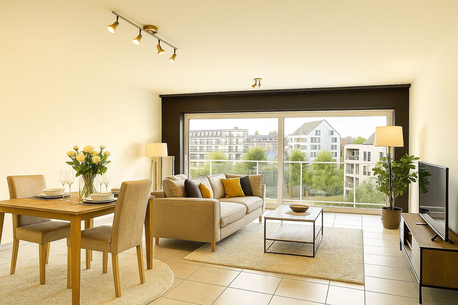 Lichtrijk appartement met 2 slaapkamers in Roeselare - foto 1