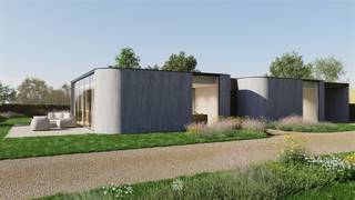 <p><span>Architectural patio villa on a sunny and quiet plot in a second building line in Merelbeke</span></p><p><span> </span></p><p><span>Along the Hundelgemsesteenweg we can find via a private road, in a second building line, 2 spacious and quietly located building plots of 1.074 m² and 1.116 m².</span></p><p><span>We are 1.5 km from the center of Merelbeke, easily accessible by public transport and near stores, schools, sports infrastructure and restaurants.</span></p><p><span> </span></p><p><span>Important assets</span></p><ul><li><span>Architectural villa combined with a spacious garden</span></li><li><span>The plans can be fully customized according to your wishes and budget</span></li><li><span>High quality and finishing by Massimo Villabouw</span></li><li><span>Sun-oriented plot</span></li><li><span>Lots of light due to large windows</span></li><li><span>The house enjoys peace and privacy because of its location in a second construction zone</span></li><li><span>Design and realization of the house can be elaborated according to your own style, preference and taste</span></li><li><span>Energy efficient, timeless and ready for the future</span></li><li><span>Habitable area of 216 m²</span></li></ul><p><span> </span></p><p><span> </span></p><p><span>Layout</span></p><p><span>Entrance with checkroom and toilet, spacious living area with a cozy lounge and dining area, open kitchen with large storage room and separate office space. </span></p><p><span>There is also the sleeping area with 3 spacious bedrooms, 2 bathrooms, separate toilet and a dressing room</span></p><p><span>The techniques are housed in an extra large storage room of 16m²</span></p><p><span>Additional possibilities: full basement, carport, outbuilding and swimming pool in the garden</span></p><p><span> </span></p><p><span>Techniques</span></p><p><span>Heat pump with underfloor heating &amp; floor cooling, large budget for kitchen and bathroom</span></p><p><span>cistern 10,000, solar panels, basic home automation package, type D ventilation,...</span></p><p><span> </span></p><p><span>Contact Axel Lenaerts estate agents for more info via 09 245 24 24 or hannelore@axellenaerts.be</span></p><p><span> </span></p>