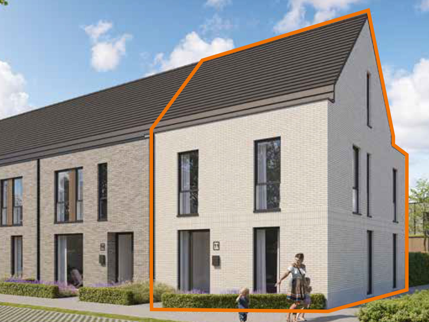 Lot 11 Moderne halfopen energiezuinige woning (199 m²) met 3 slaapkamers - foto 1