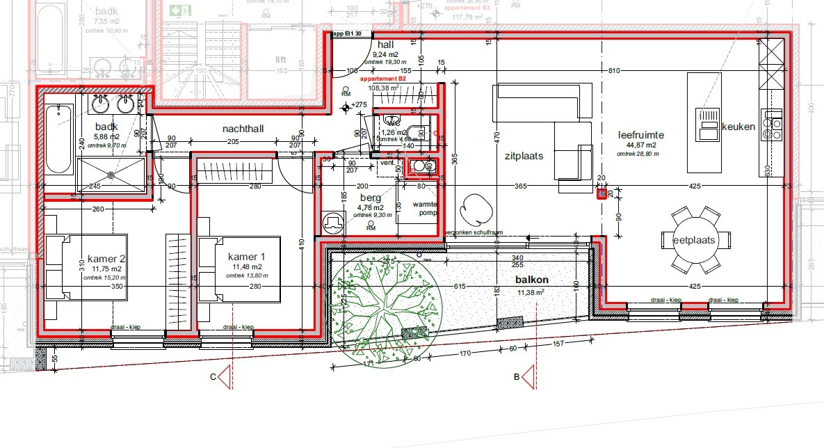1e VERDIEP - Nieuwbouw - vlakbij de GROENLAAN ! - foto 3