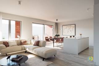 <p><span>In de Ridderstraat, een rustige eenrichtingsstraat in het centrum van Vilvoorde, verrijst het nieuwbouwproject Ridder I & II. Dit project komt in aanmerking voor aankoop aan 6% btw, ook voor investeerders.Het geheel bestaat uit twee halfopen residentiële gebouwen die harmonieus zijn ingeplant rond een groene, gemeenschappelijke binnentuin. Ridder I wordt uitgevoerd in een genuanceerde, natuurlijke rode baksteen, gecombineerd met natuurkleurig schrijnwerk en balustrades. Het gebouw telt 12 appartementen, verdeeld over drie volwaardige bouwlagen en een teruggetrokken vierde verdieping. De zuidgerichte terrassen bieden een aangenaam zicht op de centrale binnentuin. Ridder II omvat 4 appartementen en sluit naadloos aan bij het geheel, met een verfijnde en eigentijdse architectuur met een eigen karakter. De gevel wordt afgewerkt in lichtgrijze gevelsteen, gecombineerd met witte betonnen balkons en aluminium schrijnwerk in warme goud- en koperaccenten. Dit zorgt voor een tijdloze en hoogwaardige uitstraling. De dakverdieping wordt extra geaccentueerd met een stijlvolle metalen bekleding. Achter de gebouwen bevindt zich een fraai aangelegde gemeenschappelijke tuin, voorzien van zit- en trapelementen. Dankzij een doorsteek tussen de Leuvensestraat en de Ridderstraat heeft u directe toegang tot winkels en voorzieningen. Het project zet sterk in op duurzaamheid, met regenwaterrecuperatie voor toiletten en tuinirrigatie. Alle appartementen zijn bijna-energieneutraal (BEN E30) en uitgerust met vloerverwarming gekoppeld aan warmtepompen. Met een Mobiscore van 9,3/10 geniet u van een uitstekende bereikbaarheid, in de nabijheid van openbaar vervoer, winkels, scholen en horeca. Een duurzaam en kwalitatief woonproject op een topligging, met ondergrondse parkeerplaatsen en privatieve kelders beschikbaar.</span></p><p><span> </span></p>