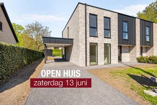Open huis op zaterdag 13/06/2026 tussen 10u en 14u.<br /><br />In het rustige hart van Opitter, midden in het GrensPark Kempenbroek en aan de oever van de Itterbeek, bevindt zich deze energie-neutrale nieuwbouwwoning waar luxe, licht en natuur perfect samenkomen.<br /><br />De woning is volledig en hoogwaardig afgewerkt en instapklaar. Grote raampartijen zorgen voor een overvloed aan natuurlijk licht en een sterke verbinding met de tuin. Zelfs de gang geniet van daglicht dankzij een dakraam. De leefruimte sluit naadloos aan op het overdekte terras en de rustige tuin aan het water.<br /><br />De open keuken is luxueus uitgerust met onder meer een Quooker, BORA-kookplaat, keramisch werkblad en een royaal kookeiland. Aansluitend bevindt zich een praktische berging.<br />Op de verdieping zijn er vier volwaardige slaapkamers, waarvan drie met toegang tot een dakterras. De badkamer is stijlvol afgewerkt met ligbad, inloopdouche en dubbele wastafel.<br />In de tuin werd een esthetisch geïntegreerde tuinberging voorzien, uitgevoerd in houtskeletbouw en afgewerkt met duurzaam thermowood. Deze is geplaatst op een gegoten betonplaat met vorstrand en vormt een praktisch én architecturaal verlengstuk van de woning.<br /><br />Extra troeven zijn onder meer vloerverwarming en -koeling, warmtepomp, ventilatiesysteem D, domotica en voorbereiding voor alarm en airco.<br /><br />Een woning waar u niets meer aan hoeft te doen, in een uitzonderlijk rustige en natuurlijke omgeving.