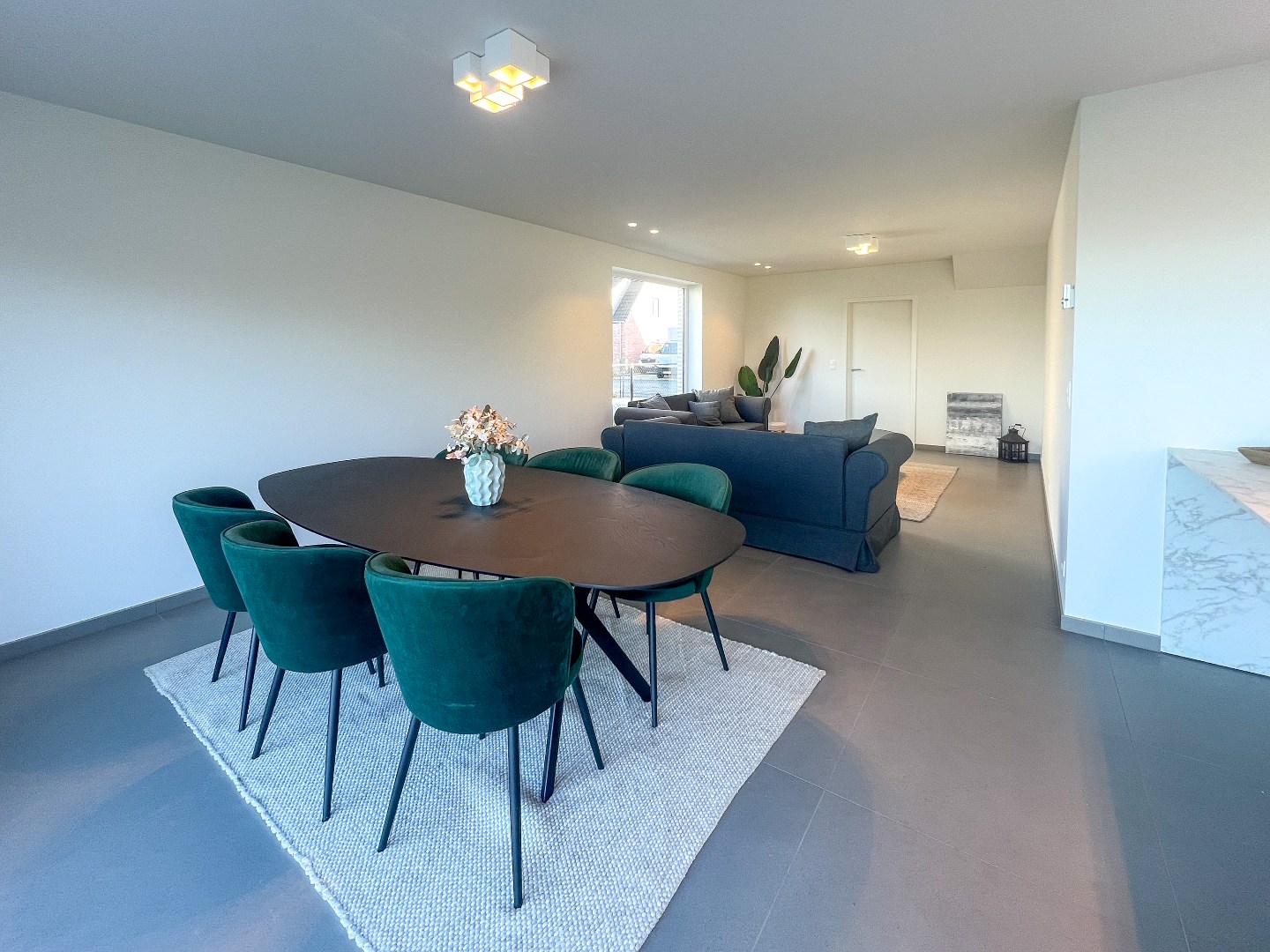 Moderne halfopen nieuwbouwwoning op 537 m² met landelijk verzicht op topligging te Torhout - foto 5