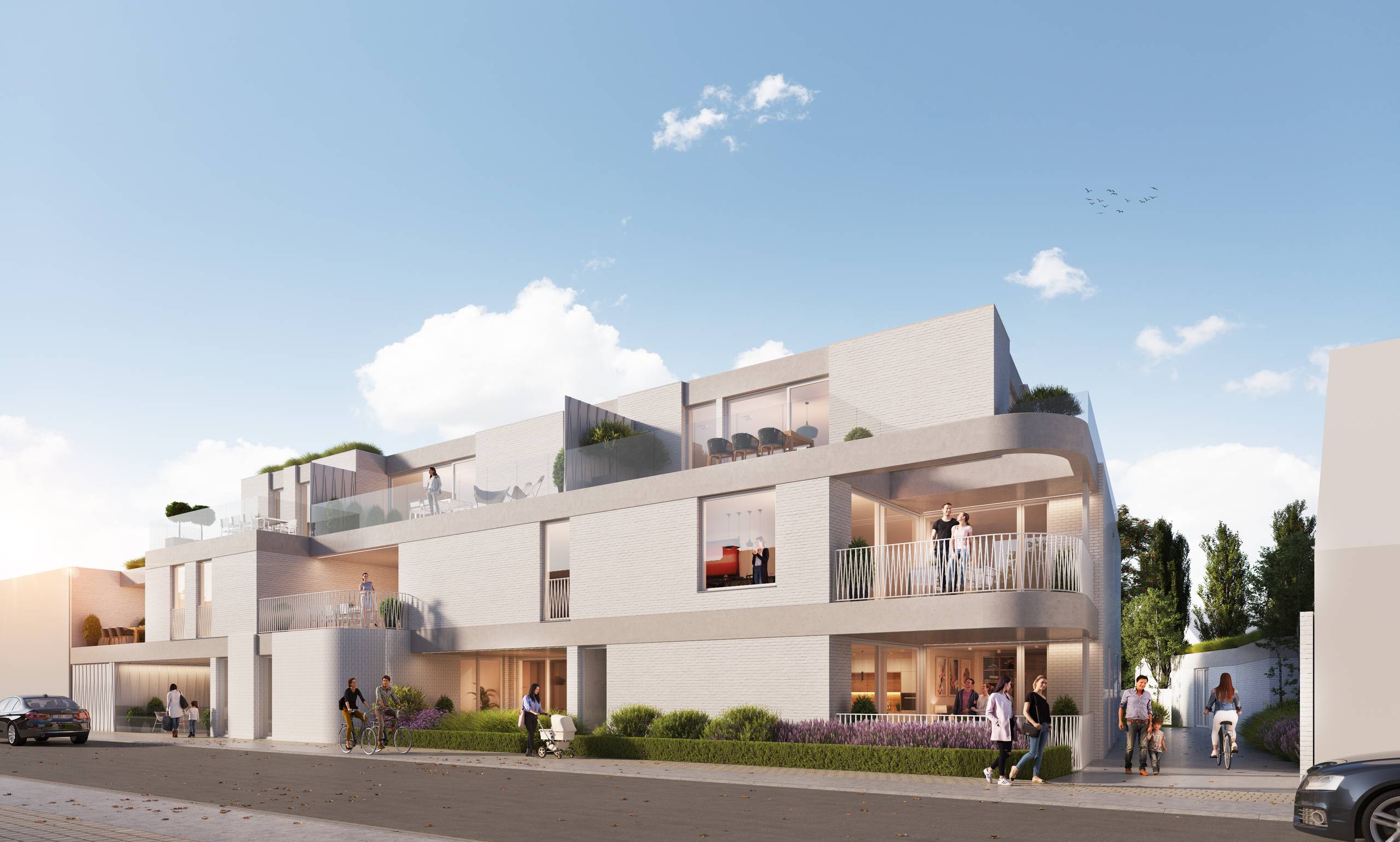 Zeer ruim 2 slaapkamer appartement met terras van 42 m² - foto 2