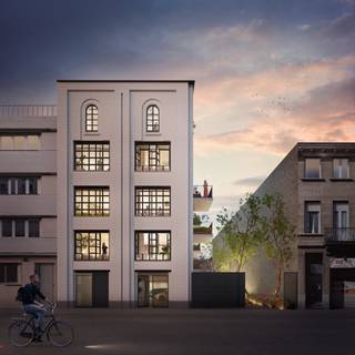 In een karaktervol nieuwbouwproject achter een historische gevel in Sint-Joost-ten-Node bevindt zich appartement A1.1: een lichtrijk en...