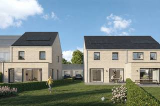• Ruime woningen <br />• Inpandige garage + mogelijkheid tot extra parkeerplaats<br />• 3 slaapkamers + in te richten zolderruimte<br />• Afwerking volledig naar keuze<br />• Energiezuinig bouwen met oog op de toekomst<br /><br />OMGEVING<br />In de rustige Wijngaardstraat in Denderleeuw worden drie stijlvolle halfopen woningen gebouwd. Deze nieuwe woongelegenheden liggen in een aangename buurt met een vlotte verbinding naar winkels, scholen en openbaar vervoer. De ligging biedt het beste van twee werelden: een kalme woonomgeving met toch een uitstekende bereikbaarheid.<br />Indeling.<br /><br />INDELING<br />Elke woning heeft een bewoonbare oppervlakte van minstens 185 m² en is voorzien van een inpandige garage, met daarnaast de mogelijkheid tot een extra parkeerplaats op eigen terrein. Binnenin geniet je van een ruime en lichtrijke leefruimte met open keuken, drie comfortabele slaapkamers, een badkamer en een apart toilet. De zolderverdieping biedt extra ruimte die je volledig naar wens kan inrichten: denk aan een extra slaapkamer, bureau of hobbyruimte. De afwerking van de woning is volledig naar eigen smaak te bepalen, met oog voor kwaliteit en detail.<br /><br />E-PEIL<br />Dankzij energiezuinige technieken hebben deze woningen een gunstig E-peil. Je geniet hierdoor van een optimaal wooncomfort en een efficiënte energievoorziening die klaar is voor de toekomst.<br /><br />Benieuwd om deze woningen verder te ontdekken? Bel ons op 09 394 67 95 of stuur een mailtje naar info@potrell.be voor een afspraak!<br /><br />WONING OP MAAT | JOUW WONING, JOUW STIJL<br />Maak van deze woning jouw droomhuis op maat! Voeg je eigen smaak en persoonlijkheid toe en kies zelf de keuken, vloer en badkamer van jouw instapklare woning. Een eigen stek op maat van jouw wensen en stijl. Jij kiest, Potrell voert uit. Zo makkelijk is het!