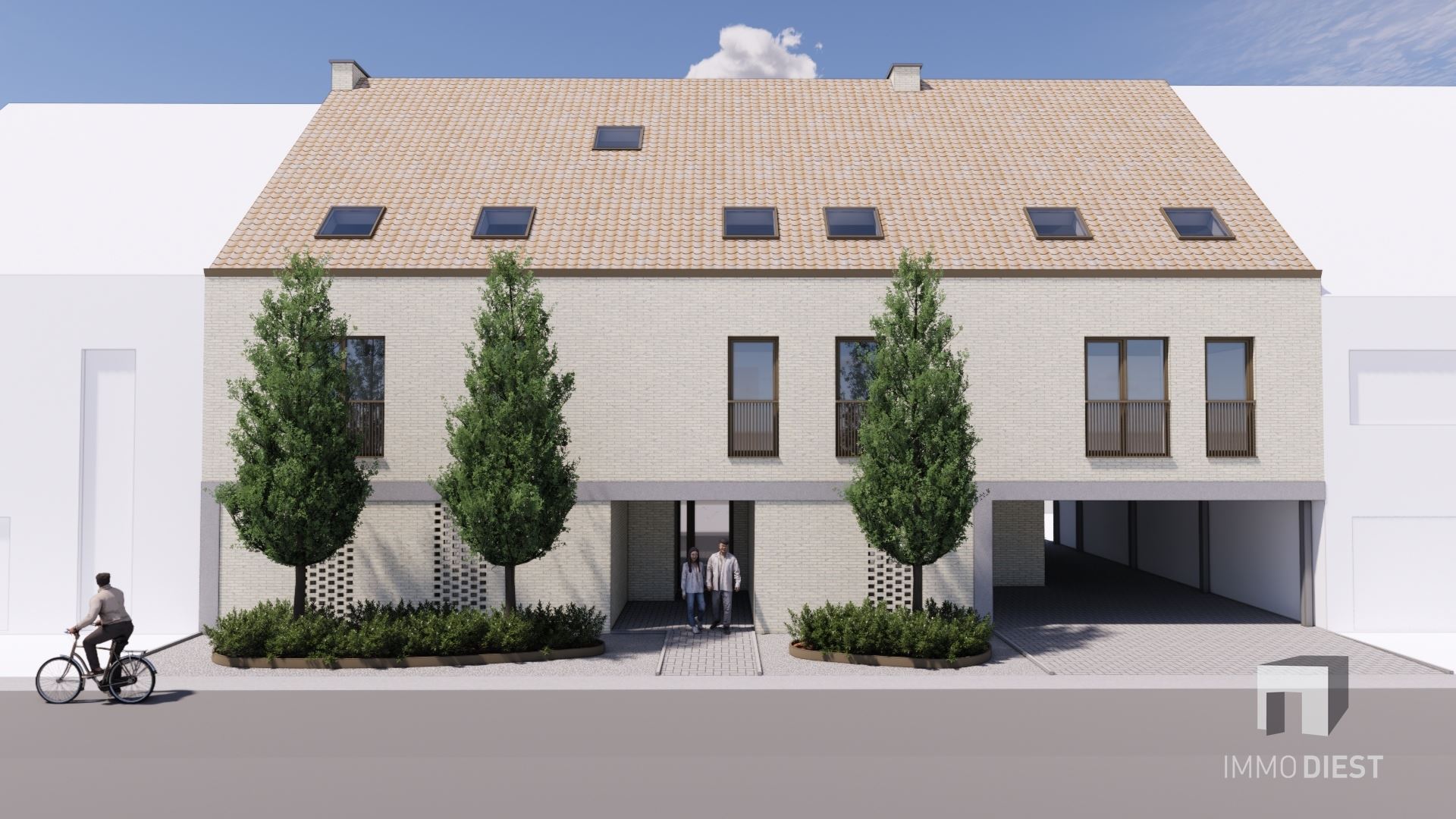 Gelijkvloers app. van 83m2 met 2 slpks en leuk terras - foto 2