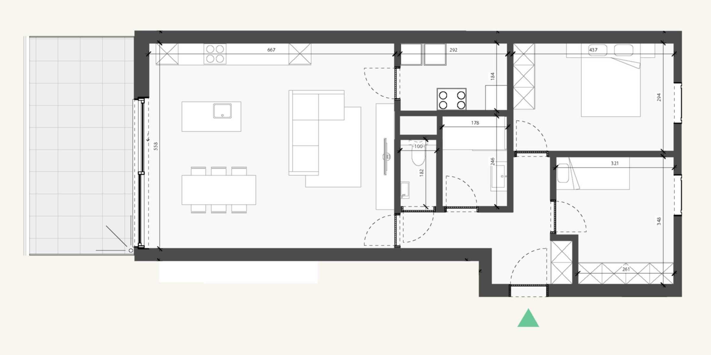 1.3 Appartement met 2 slaapkamers op de 1ste verdieping - foto 4