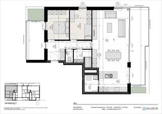 Nieuw woonproject residentie Nidus gelegen langs de Brusselsesteenweg in Melle. Deze BEN-appartementen worden gebouwd met uitzicht achteraan op een rustig groengebied dat de nodige privacy biedt. Uitstekende bereikbaarheid : op fietsafstand van Gent-centrum en vlotte verbinding met de R4 en E17. Vlakbij winkels en scholen.<br />Appartement A.2.1. is een ruim 2 slaapkamerappartement op het 2de verdiep. Grote leefruimte met open keuken, 2 ruime slaapkamers, ingerichte badkamer met inloopdouche en lavabomeubel, berging, hal, wc en 2 ruime terrassen zowel achteraan als vooraan. Veel lichtinval.<br />Uiterst energiezuinig (E20 !) dankzij zonnepanelen, lucht-waterwarmtepomp, perfecte buitenschilisolatie, vloerverwarming en ventilatiesysteem D. Dit appartement wordt volledig afgewerkt aangeboden waarbij je zelf nog je eigen afwerking kan kiezen.<br />Ondergronds wordt er een autostaanplaats of een garagebox met berging voorzien die mee aangekocht moet worden. Mogelijkheid tot plaatsen laadpaal.<br />Dit energiezuinig appartement maakt deel uit van residentie Nidus, waar we 22 appartementen met ruime terrassen gaan bouwen in 2 residenties.<br /><br />Interesse in dit appartement? Contacteer je bouwadviseur: bel 09 280 60 60 of mail info@durabrik.be<br />