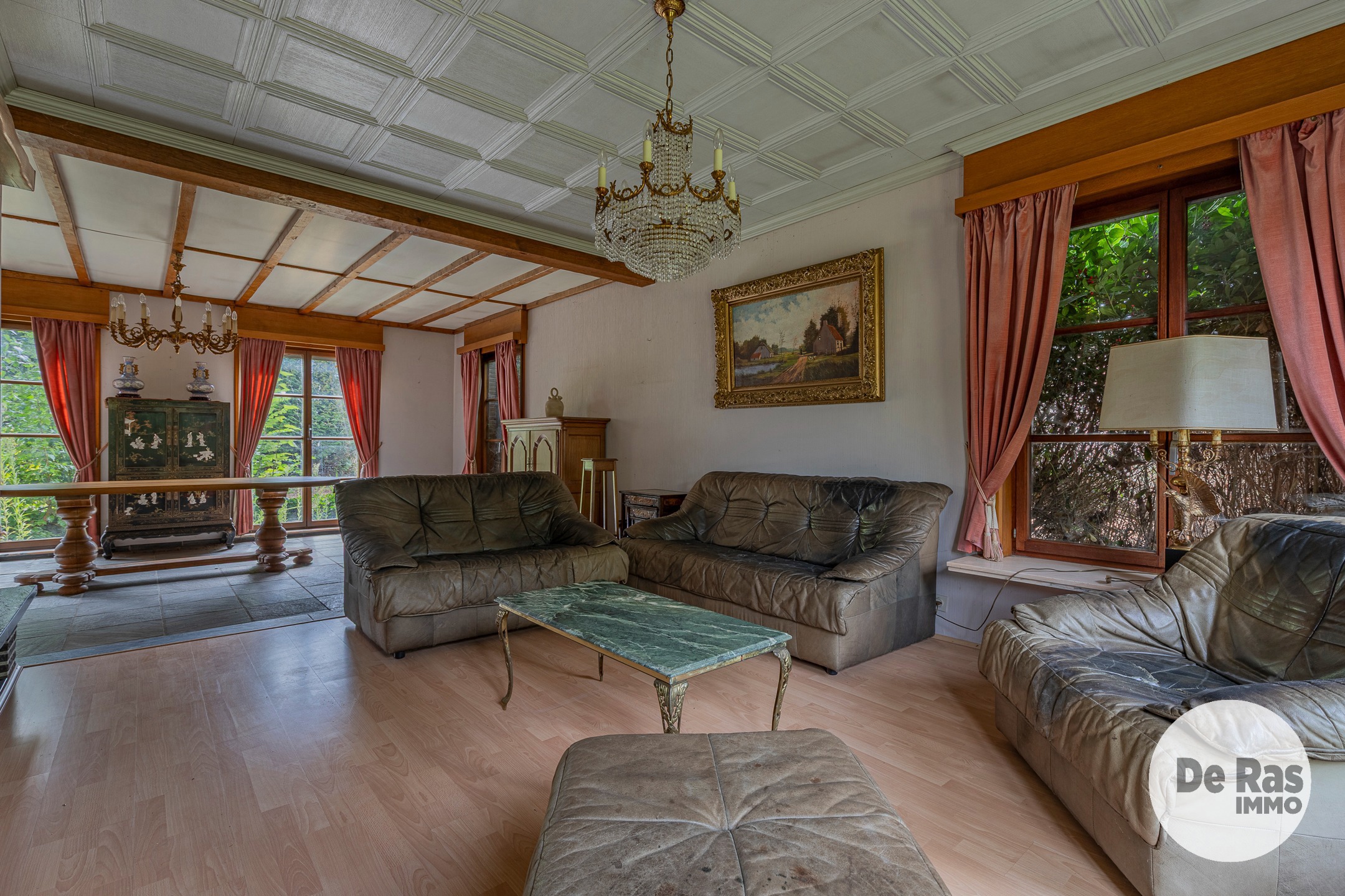 WICHELEN - Te renoveren landbouwwoning met weide en serre - foto 5