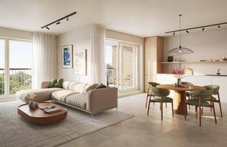 Droom je van een stijlvol, energiezuinig appartement met een topligging? Dit moderne nieuwbouwappartement in het centrum van Kallo is ideaal. Om zelf van te genieten of om te verhuren.<br /><br />In dit appartement vind je o.m. een afgewerkte keuken, eet- en zithoek met veel lichtinval, twee slaapkamers, ingerichte badkamer, berging én een leuk terras.<br /><br />Dankzij een geothermische warmtepomp, vloerverwarming, hoogrendementsbeglazing, zonnepanelen en slimme ventilatiesysteem bespaar je aanzienlijk op je energiekosten.<br /><br />Danneels werkt jouw nieuwe thuis sleutel-op-de-deur voor je af met vaste afspraken over budget & timing. De keuken, badkamer & vloeren kan je zelf kiezen in de toonzalen van onze partners.<br /><br />Bij het appartement hoort ook een ondergrondse parkeerplaats, extra berging en een fietsenstalling.<br />
