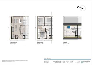 Deze woning wordt gebouwd in het vernieuwend woonproject ‘Roobaertpark’, een rustige buurt die vernieuwend groen, open en verkeersarm is ingericht aan de rand van het stad. De woning is aangesloten op het stadswarmtenet, waardoor je niet meer afhankelijk bent van fossiele brandstoffen zoals aardgas! <br />Lot 49 is een halfopen bebouwing op een grondoppervlakte van 251m² en wordt achteraan ontsloten door een tuinpad. De tuinomheining met poortje is inbegrepen, net als je eigen parkeerplaats.<br /><br />GELIJKVLOERS: inkom, wc, living, open keuken met eiland, ruime berging.<br />EERSTE VERDIEPING: 3 ruime slaapkamers, ingerichte badkamer met inloopdouche en dubbele lavabo, aparte wc.<br />ZOLDER : toegankelijk via een tweede vaste trap. Ideaal als 4de slaapkamer, bureauruimte of hobbyruimte. Leuke tuin. Doodlopende straat met groenzone, kindvriendelijke omgeving. Deze woning wordt aangeboden met ingerichte badkamer, bevloering, zonnepanelen en vloerverwarming.<br /><br />Prijs excl. btw en kosten. Voor meer info bel 09 280 60 60 of mail naar info@durabrik.be<br />Download de brochure op https://durabrik.immo/roeselare-honzebroekstraat<br /><br />* Afbeeldingen en oppervlaktes zijn indicatief.