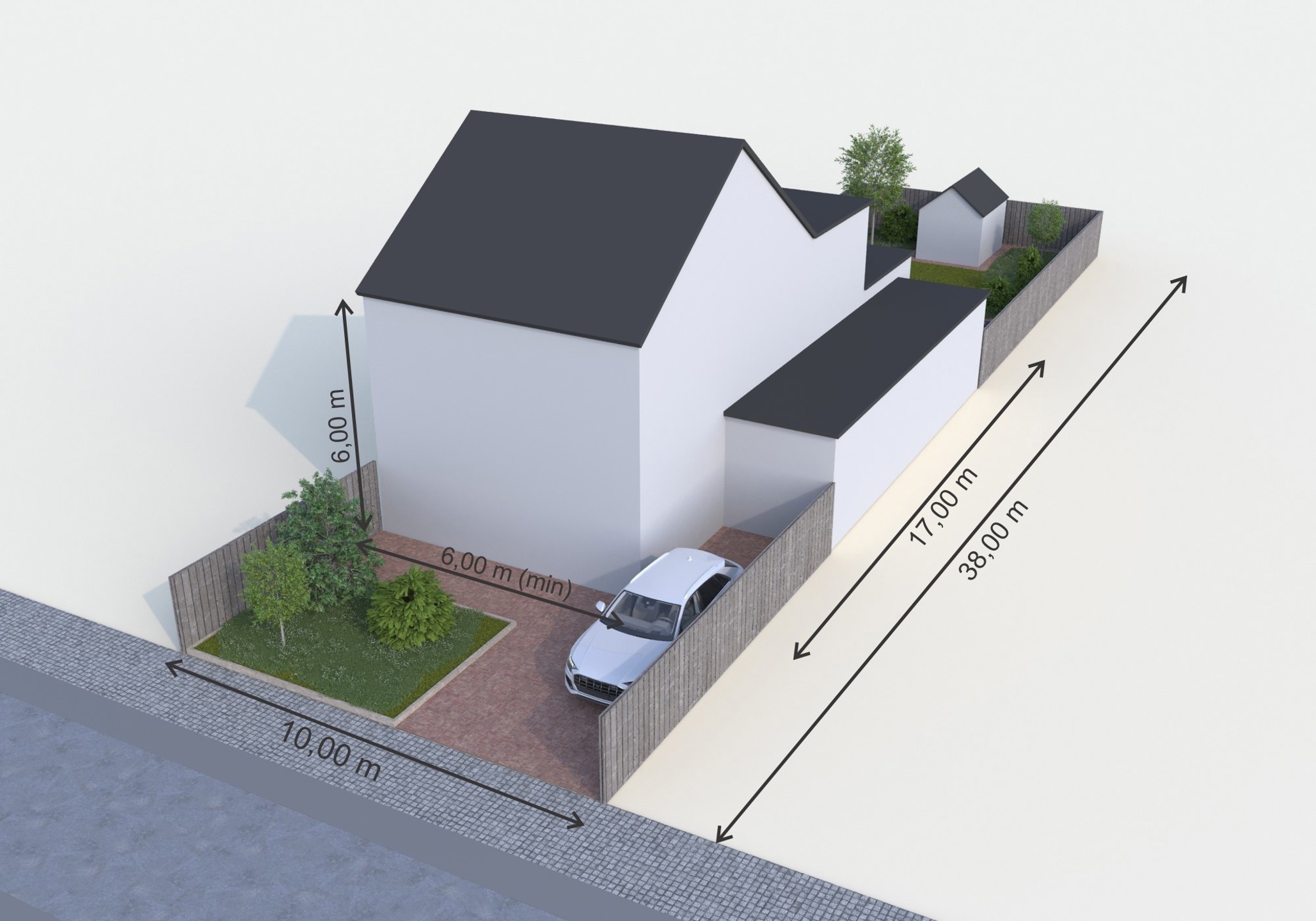 Centraal gelegen bouwgrond van ca. 380m² - foto 1