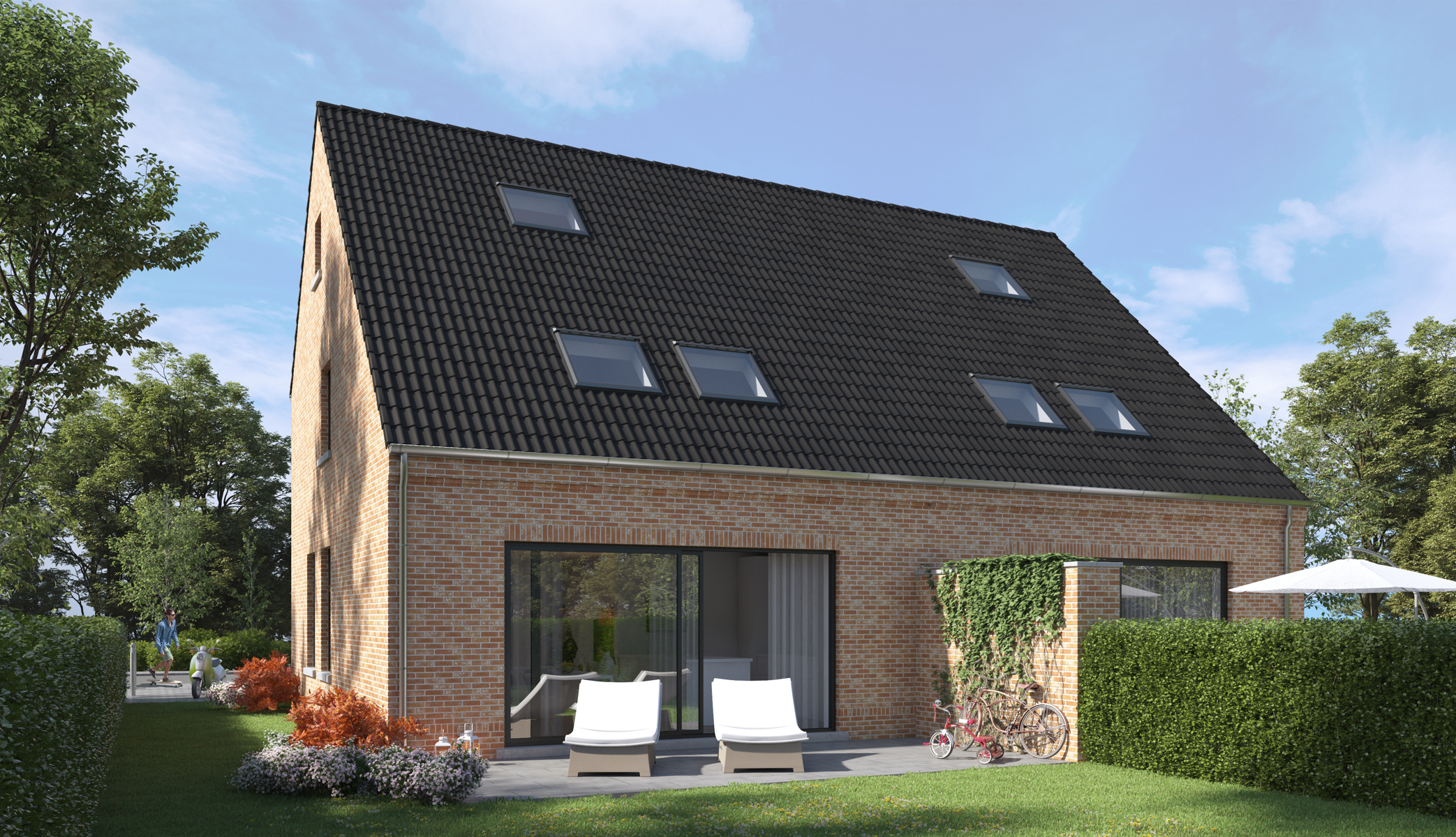 Landelijke, halfopen woningen - foto 5
