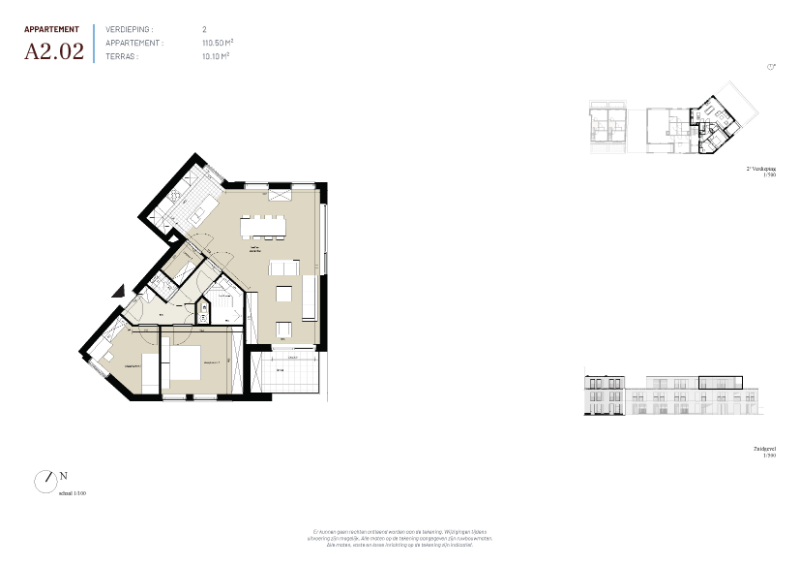 Oostakker (Gent), Pijphoekstraat - 'Amandine' - Fase 1: Lot A2.02 - foto 2