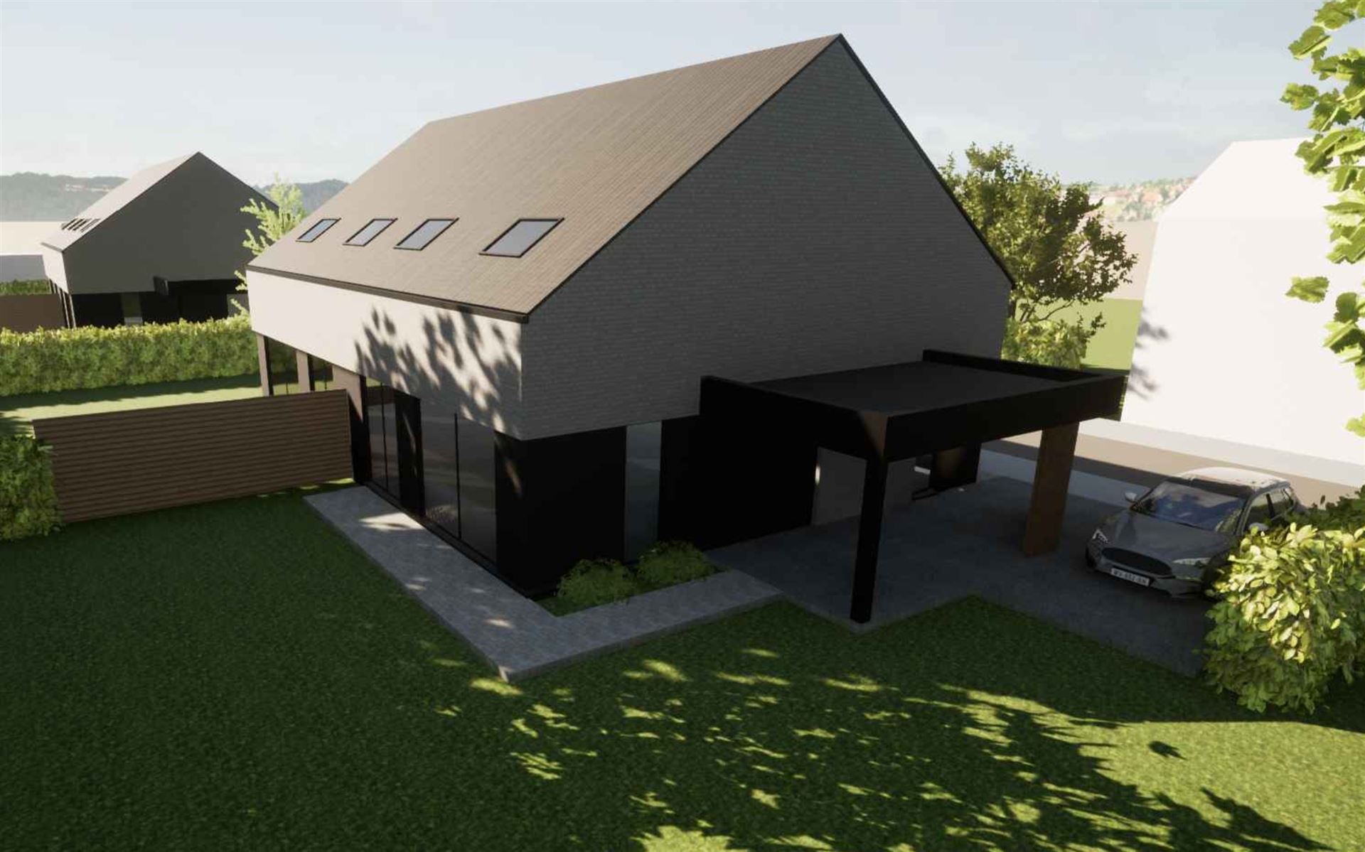 Projectgrond met vergunning voor 4 halfopen woningen - foto 5