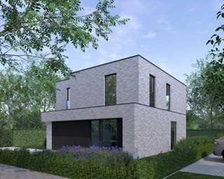 INDELING VAN DE WONINGGELIJKVLOERS- Inkomhal- Gastentoilet- Leefruimte met open keuken- Trap naar boven- Inpandige garageEERSTE VERDIEP- Nachthal-...