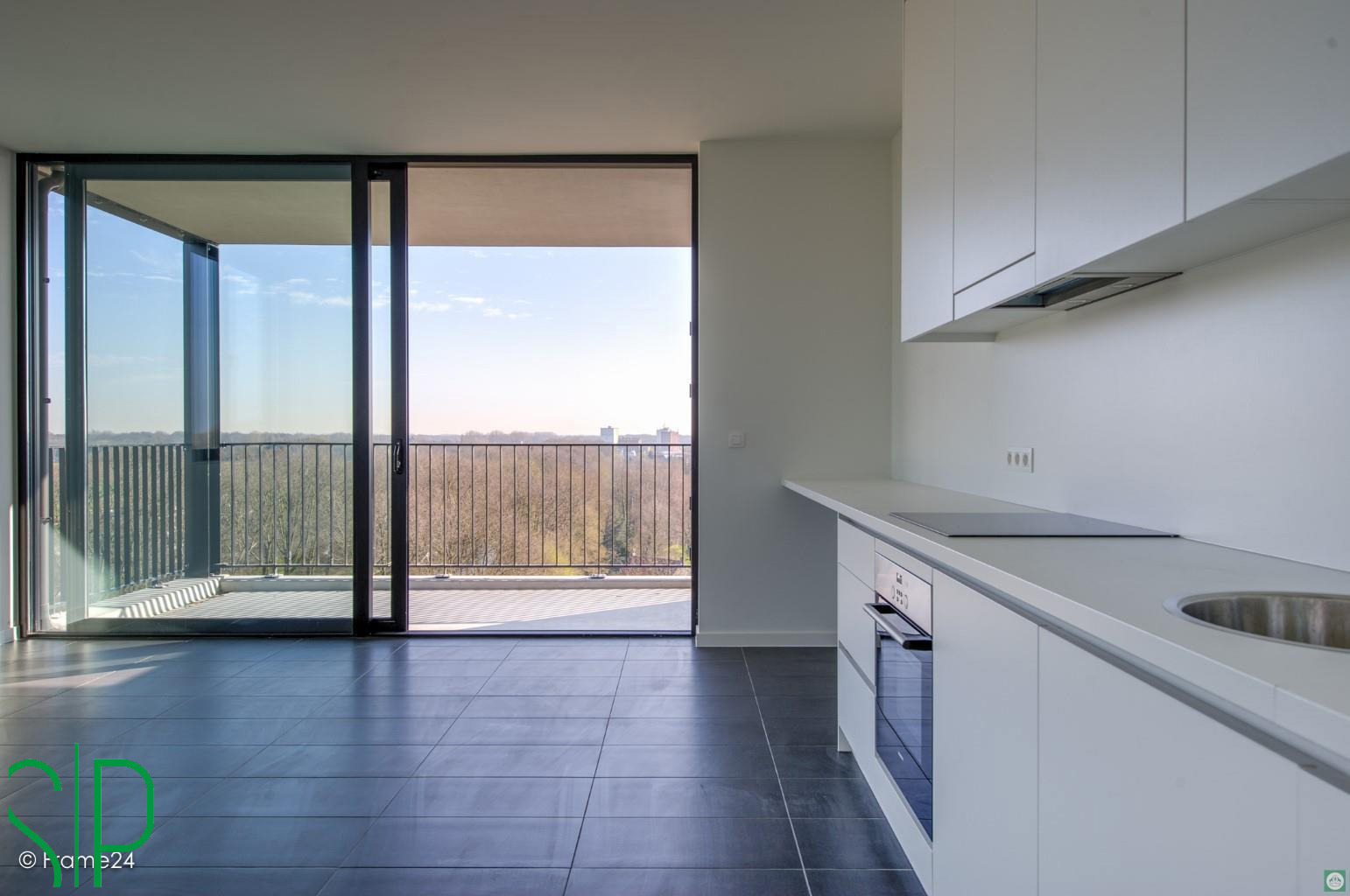 Appartement op de 8ste verdieping met 1 slaapkamer en ruim terras in Residentie 'BELLE FONTAINE' in Turnhout. - foto 5