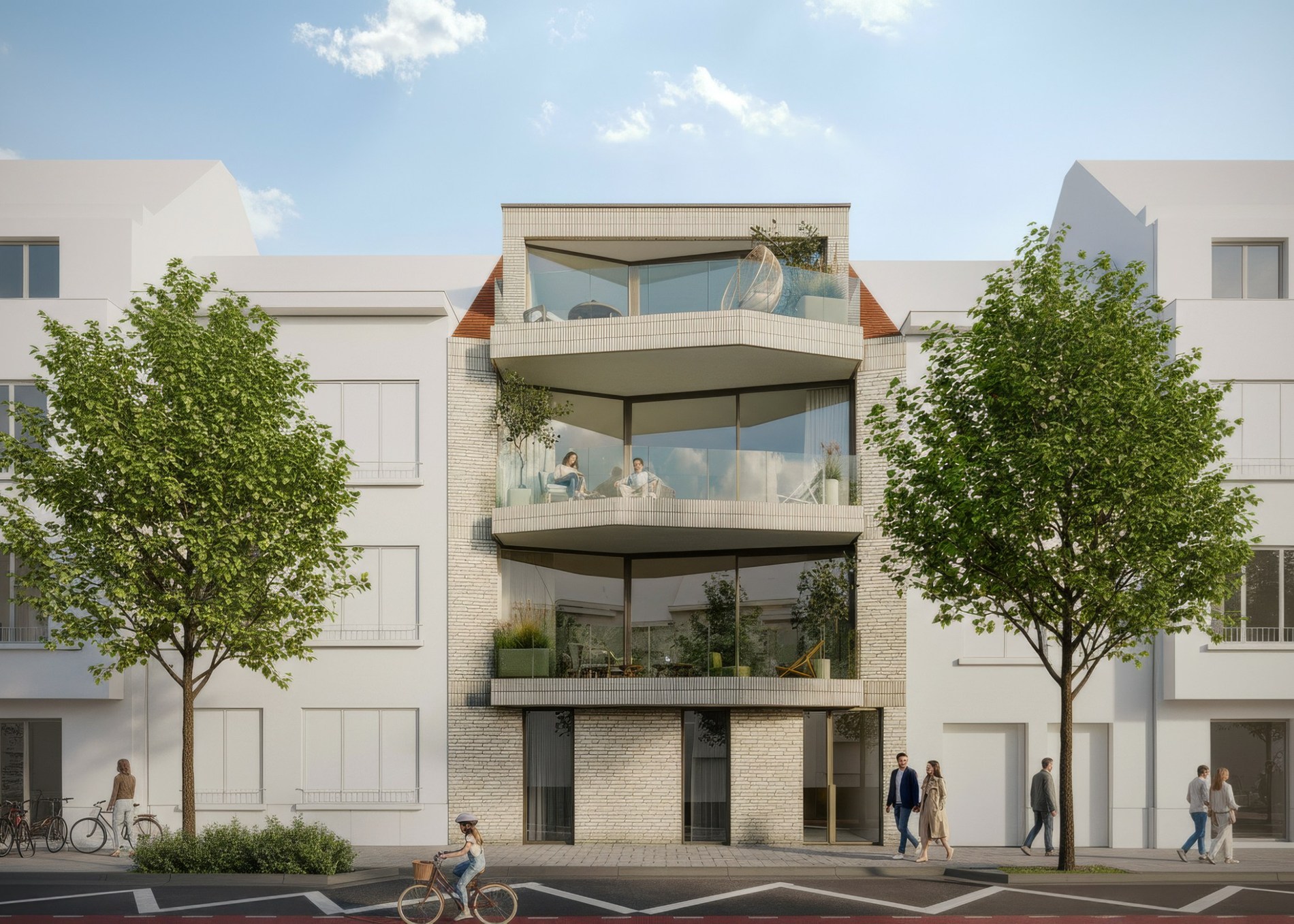 Res. "Finion": 2 slaapkamer appartement met terras - foto 4