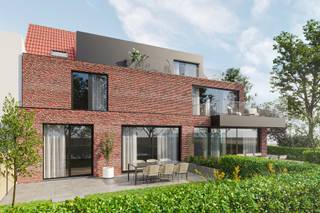 <p><strong>Gelijkvloers nieuwbouwappartement van 102m² met 2 slaapkamers en ruim terras.</strong><br /><br />Het appartement maakt deel uit van RESIDENTIE "ROBINIA".<br />Dit is een kleinschalig project dat bestaat uit 5 appartementen, gelegen op een boogscheut van de markt en vlakbij openbaar vervoer, scholen, handelaars,...<br />De residentie is ontworpen in een eigentijdse stijl en beantwoordt aan alle noden m.b.t. energiezuinigheid en modern comfort.<br />De appartementen kunnen nog ingericht worden naar eigen smaak en stijl.<br /><br /><strong>BIJZONDERHEDEN<br />* Het verlaagde btw-tarief van 6% is van toepassing indien er aan de voorwaarden voldaan wordt</strong><br />* Vloerverwarming met warmtepomp<br />* Individuele zonnepanelen<br />* Ventilatiesysteem type D<br />* Lift aanwezig<br />* Overdekte fietsenstalling wordt voorzien achteraan<br />* Elk appartement dient aangekocht te worden met 1 carport aan 18.750 €<br /><br /><strong>POSITIEVE ASPECTEN</strong><br />* Centrale ligging in Turnhout, vlakbij winkels en andere voorzieningen<br />* Kwalitatieve materialen<br />* Energiezuinigheid<br /><br /><strong>APPARTEMENT 1 - INDELING</strong><br />- inkomhal met ruimte voor vestiaire &amp; gastentoilet<br />- leefruimte &amp; open keuken (totaal 40m²)<br />- 2 slaapkamers (14m² - 10m²)<br />- badkamer<br />- berging<br /><br />De aankoop wordt 100% gewaarborgd door de Wet Breyne waardoor men alle zekerheid geniet.<br />Lastenboek e.d. op kantoor.<br /><br /><em>Uit fotorealistische beelden kunnen geen rechten geput worden.</em></p>