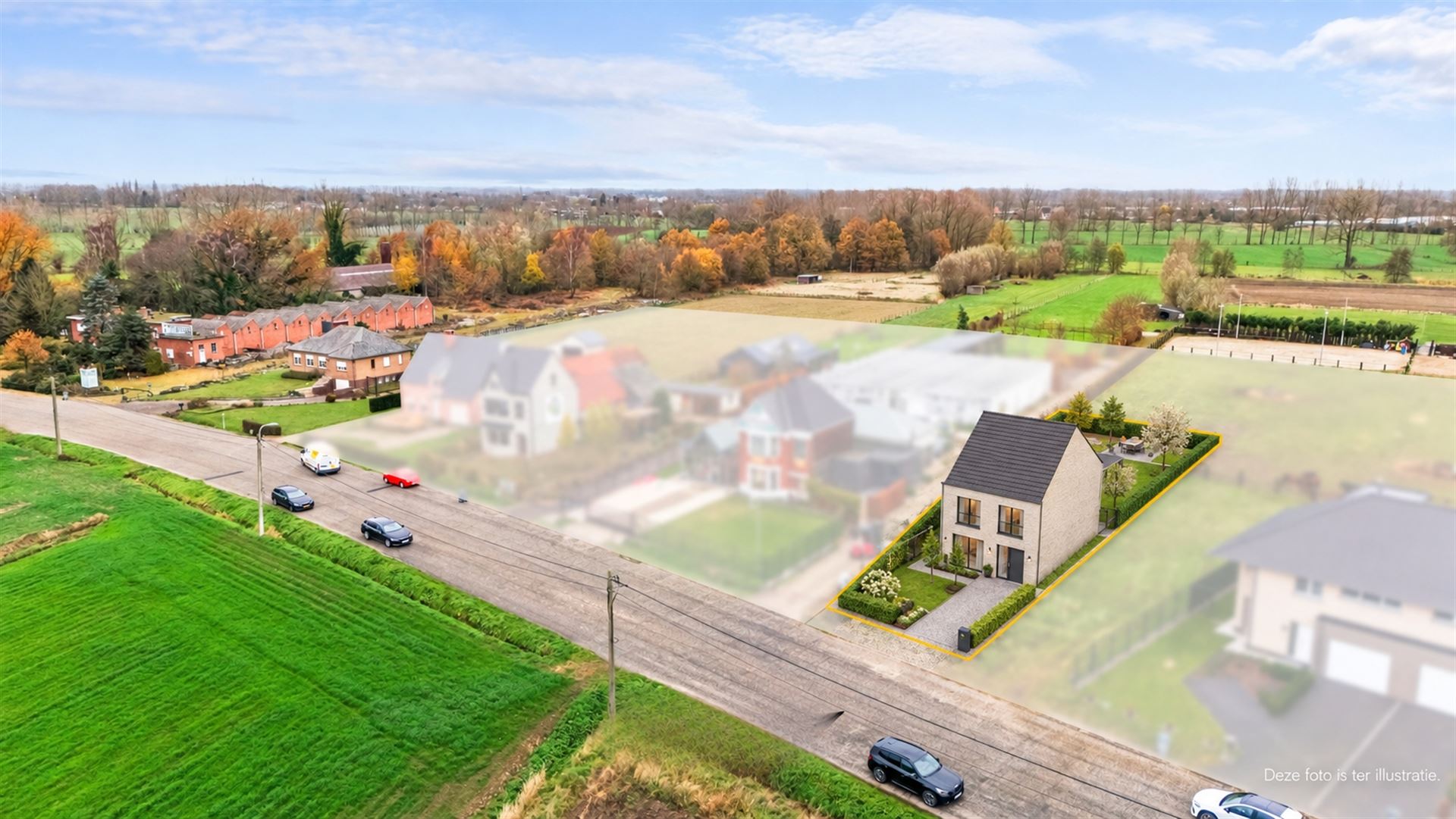 Residentiële bouwgrond voor HOB aan stadsrand Lokeren - foto 5