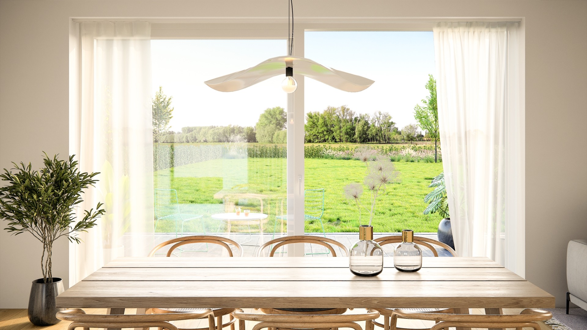 Energiezuinige open bebouwing met zicht op de velden - foto 4