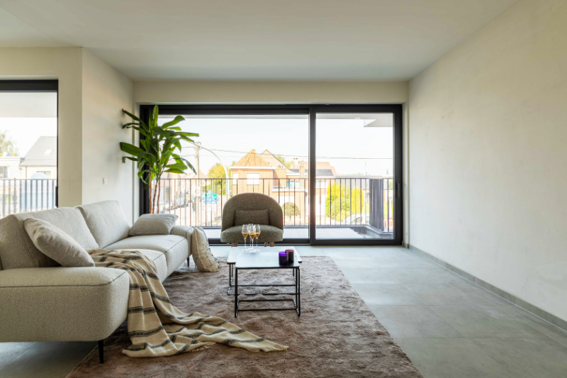 KORTEMARK: Appartement 1.01 met 3 slaapkamers en 2 terrassen gelegen op de eerste verdieping van Nieuwbouwresidentie Mila en Nora - foto 5