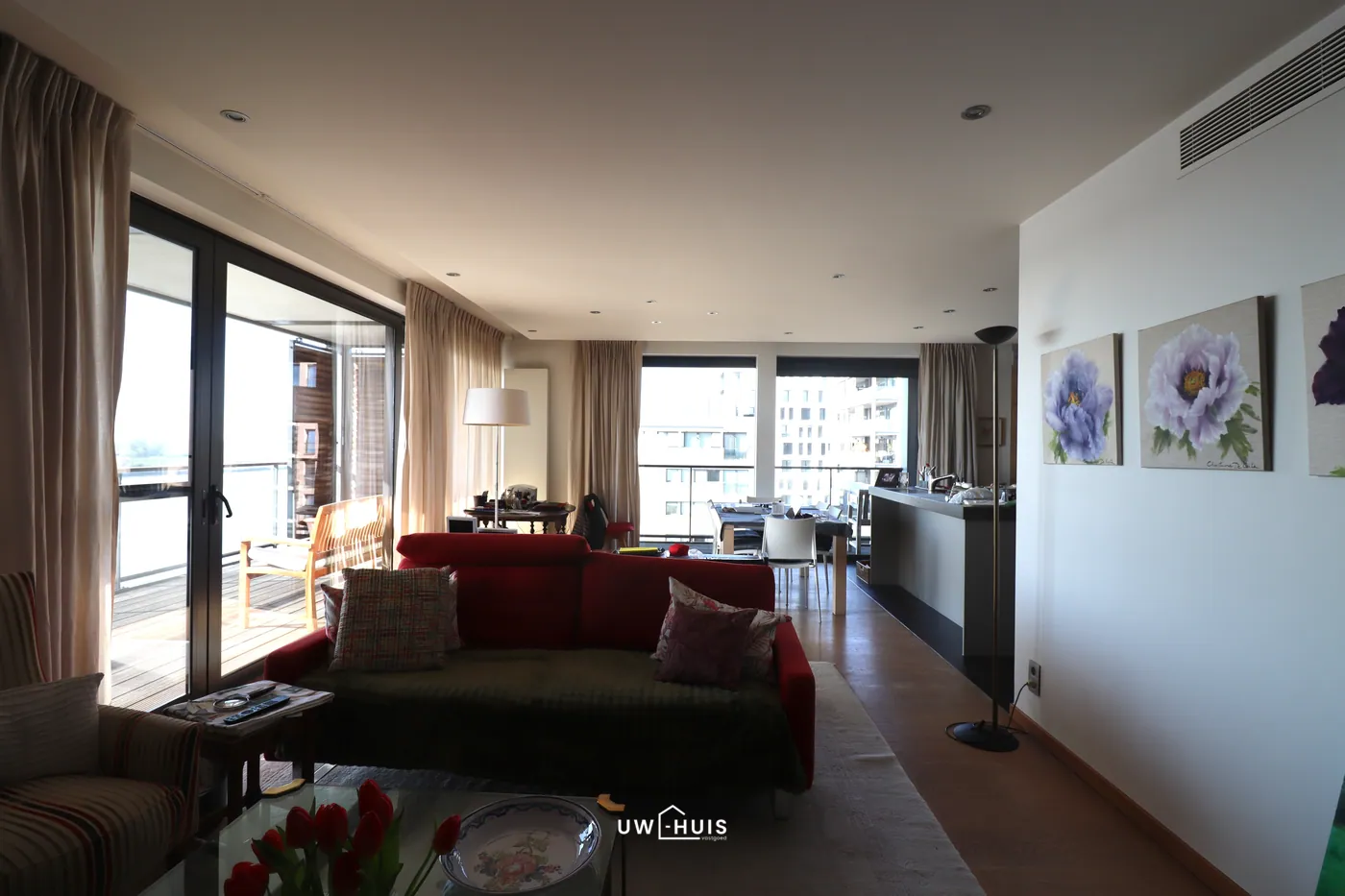 Prachtig appartement met twee slaapkamers, ruim terras én een fenomenaal uitzicht over de Schelde - foto 4