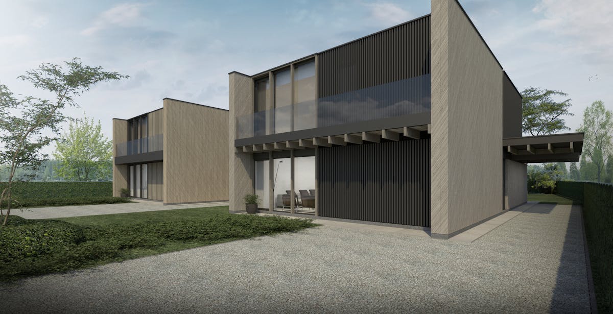 Lot bouwgrond (697 m²) + alleenstaande woning te koop Hulste - foto 1