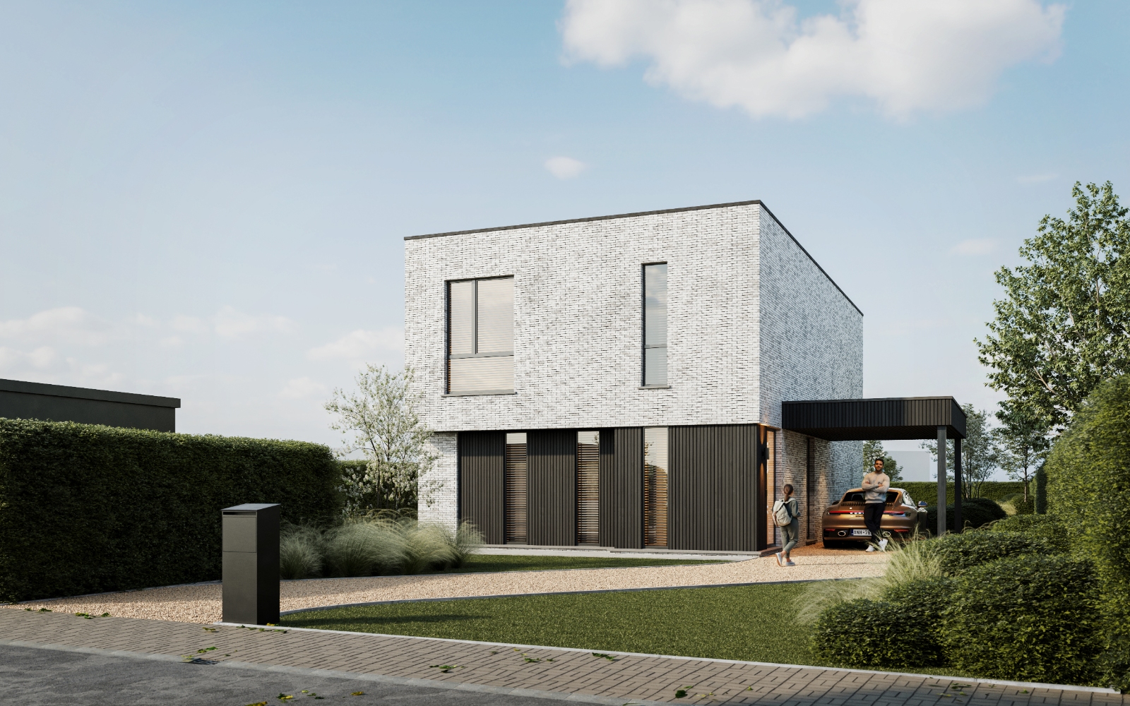 Bouwgrond voor moderne villa met mogelijkheid tot realiseren van zwembad/vijver en poolhouse (plannen aanwezig) - foto 4