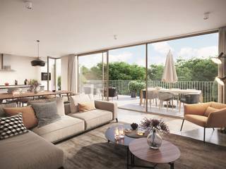 <p><span>Welkom thuis in residentie Marilyn. Wonen in het hartje van Puurs-Sint-Amands, vlakbij winkels, scholen, cultuur- en sportinfrastructuur.</span></p><p><span>De optimale bereikbaarheid dankzij de nabijheid van A12 en N16 is een extra troef.</span></p><p><span> </span></p><p><span>De moderne, doordachte architectuur met grote raampartijen uit aluminium garandeert een optimale lichtinval. </span></p><p><span>De vloerverwarming via een warmtepomp en het D-ventilatiesysteem zorgen voor een aangenaam binnenklimaat. Deze moderne technieken garanderen dankzij de combinatie met privatieve zonnepanelen een laag energieverbruik.</span></p><p><span> </span></p><p><span>Dit ruim penthouse (106m²) omvat een inkomhal, wc, aangename leefruimte (33,5 m²) met open keuken, bergruimte, 3 slaapkamers (2,20 x 4m; 2,34 x 4m; 3,98 x 2,53) en badkamer met wastafel en bad, een douche kamer met wastafel en een prachtig terras (40,5m²). </span></p><p><span> </span></p><p><span>De residentie beschikt over veilige fietsenstalling, overdekte parkeerplaatsen en garageboxen.</span></p><p><span> </span></p>