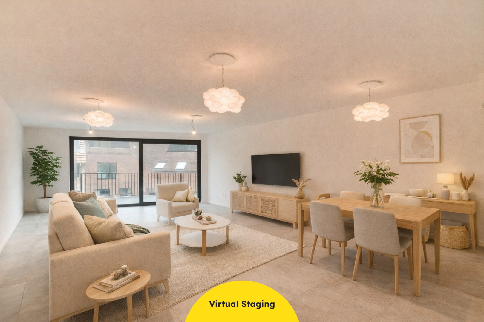 Royaal drie-slaapkamer appartement met ruim terras - foto 2