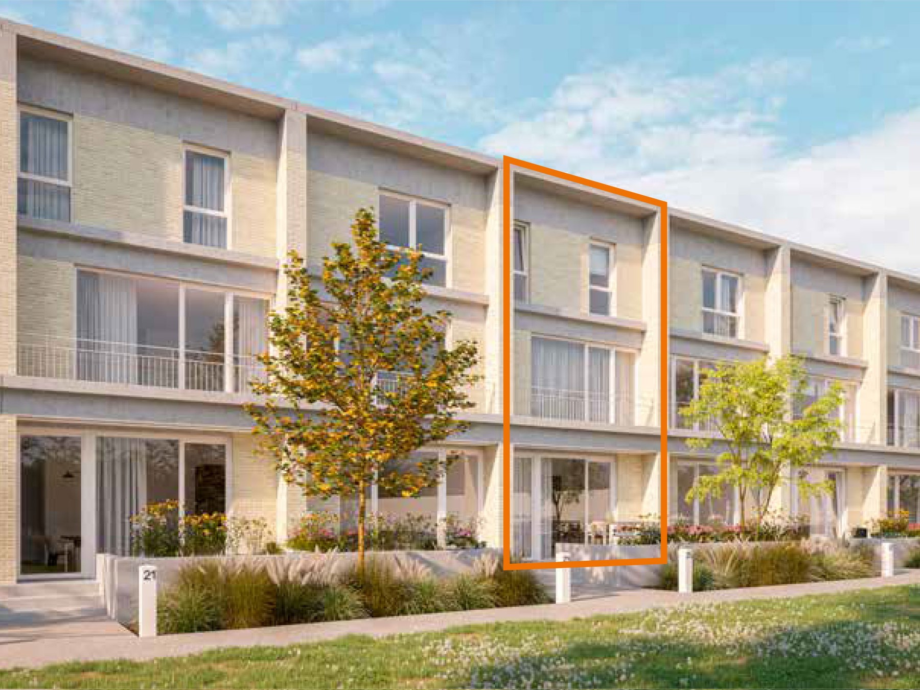 W6 Energiezuinige woning met 3 slaapkamers en groot terras - foto 1