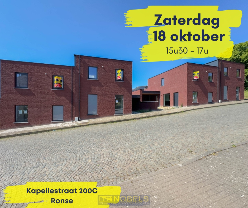 Te koop, trendy nieuwbouwwoning (6% BTW) met tuin op rustige ligging aan de rand van Ronse - foto 1