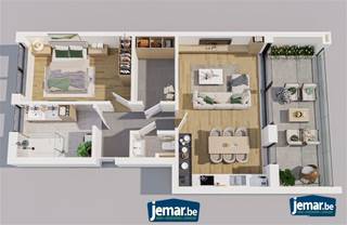 <p><span>Op een boogscheut van het alomgekende "college" van Maasmechelen worden er in een kleinschalig appartementsgebouw 8 wooneenheden gebouwd. Van hieruit ligt zowat alles wat u in het dagelijkse leven nodig heeft op wandelafstand. We denken hier aan winkels, bakkers, het gemeentehuis maar ook de gezellige terrasjes in het centrum. Het openbaar vervoer stopt op slechts enkele meters. Bovendien bent u op 2 minuten van het op- en afrittencomplex van de autosnelweg E314.</span></p><p><span> </span></p><p><span>Vanaf het eerste tot en met het vierde verdiep zijn er éénslaapkamerappartementen. Deze hebben een verschil in grootte als u het linkse of het rechtse appartement bekijkt. Wel krijgen ze hetzelfde afwerkingsniveau en hebben ze bovendien een ruim terras aan de achterkant. Hier heeft u een vrij zicht.</span></p><p><span> </span></p><p><span>Gelijkvloers is er een ruim appartement van maar liefst 118 m² met 2 slaapkamers en een terras aan de achterkant.</span></p><p><span>Het bovenste verdiep wordt een penthouse met 2 slaapkamers. Dit uniek appartement heeft omwille van de terrassen aan de voor- en achterkant een geweldig uitzicht over Maasmechelen. Het is ook het enige appartement op dit verdiep. U heeft hier dus geen buren.</span></p><p><span> </span></p><p><span>In het gebouw is er een lift. Voor ieder appartement wordt er een kelderberging voorzien. Ook is er een autostaanplaats. Deze laatste is niet inbegrepen in de prijs.</span></p><p><span> </span></p><p><span>Ook zeer interessant als vastgoedbelegging met een brutorendement van 4%. Wij kunnen als kantoor ook hier uw adviseur in zijn en u ontzorgen.</span></p><p><span> </span></p><p><span>Heeft u graag meer info over dit project dan kan u ons contacteren op het nummer 089/77.23.20 of via mail naar Fabian@jemar.be.</span></p><p><span> </span></p><p><span> </span></p>