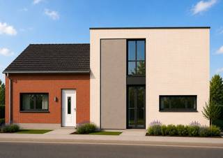 Bouwgrond met vergunde nieuwbouwwoning in Sluis (Mol)<br /><br />Op zoek naar een bouwproject zonder de onzekerheid van een vergunningsprocedure? Dan is deze bouwgrond in de geliefde woonomgeving van Sluis (Mol) zeker een bezoek waard.<br /><br />Voor dit perceel werd reeds een omgevingsvergunning afgeleverd voor de bouw van een stijlvolle halfopen eengezinswoning met een hedendaagse architectuur en grote raampartijen die zorgen voor een aangename lichtinval en een ruimtelijk gevoel.<br /><br />De locatie combineert rust, groen en een uitstekende bereikbaarheid. U woont hier op wandel- en fietsafstand van scholen, sportvoorzieningen en dagelijkse faciliteiten. Bovendien bevinden het Zilvermeer, uitgestrekte bossen en tal van recreatiemogelijkheden zich in de directe omgeving. Ideaal voor gezinnen, natuurliefhebbers en iedereen die comfortabel wil wonen in een groene omgeving.<br /><br />Belangrijkste troeven<br />- Vergund project voor een moderne halfopen bebouwing<br />- Rustige en aangename ligging<br />- Nabij scholen, winkels en openbaar vervoer<br />- Vlotte verbinding naar het centrum van Mol<br />- Mogelijkheid om snel van start te gaan dankzij de reeds verleende vergunning<br /><br />Een interessante opportuniteit voor wie de voordelen van nieuwbouw wil combineren met een aantrekkelijke ligging in één van de meest gegeerde deelgemeenten van Mol.<br /><br />Meer informatie vhalgemeen@gmail.com