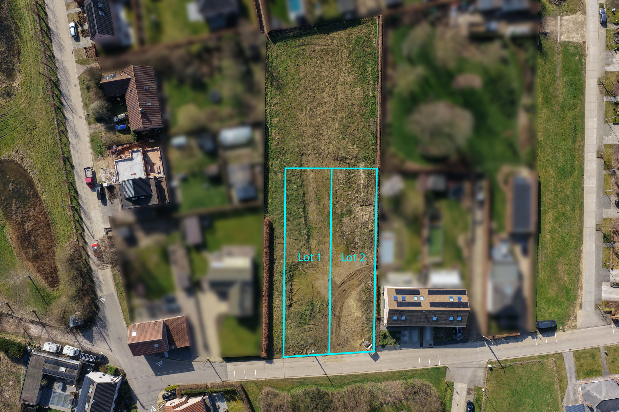 Bouwgrond 8,5 are - halfopen bebouwing  - foto 3