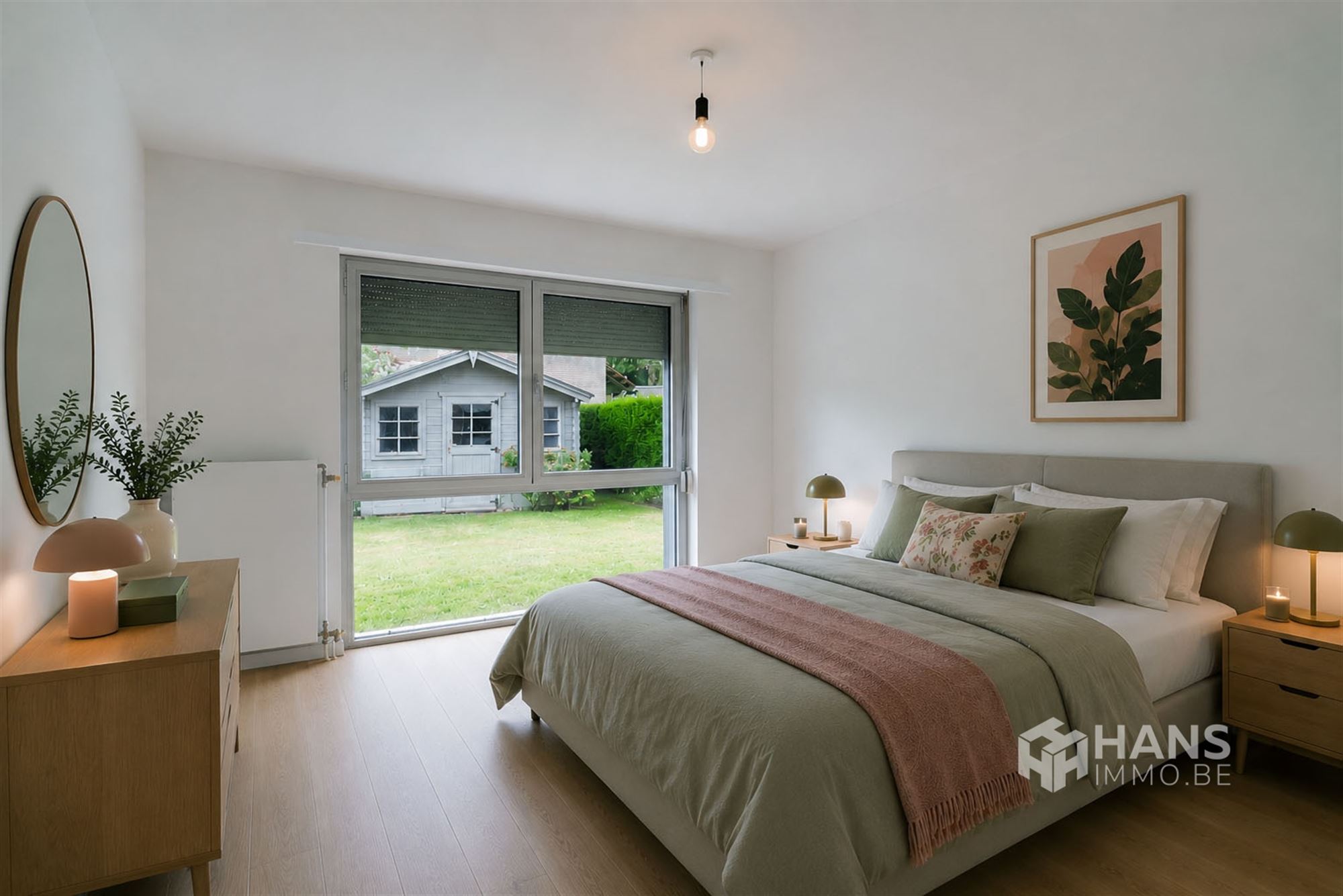 Gerenoveerd appartement (73m²) met 2 slaapkamers, garage en tuin in Boechout - foto 3