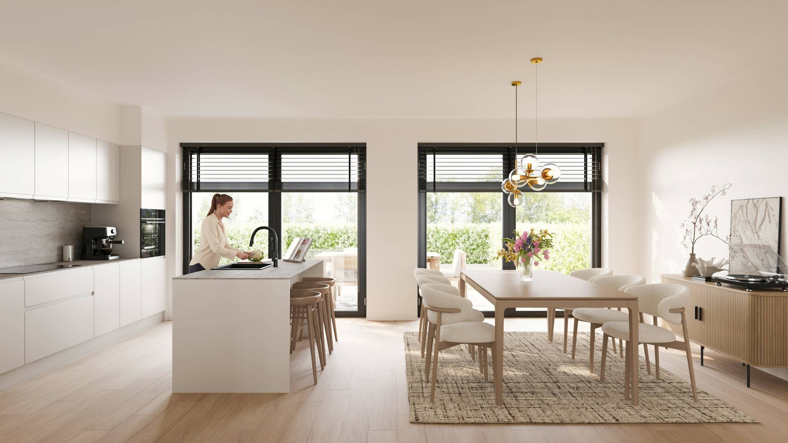 Energiezuinige halfopen gezinswoning met 3 slaapkamers op ca.322 m² te Beerse - foto 5