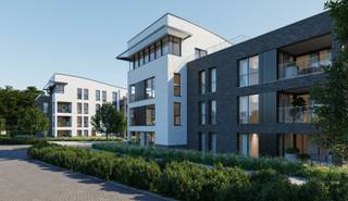 Ondergrondse autostaanplaatsen in Residentie Riverside II - Lier. Deze zijn toegankelijk via 2 autoliften (1 inrit / 1 uitrit). Mogelijkheid...