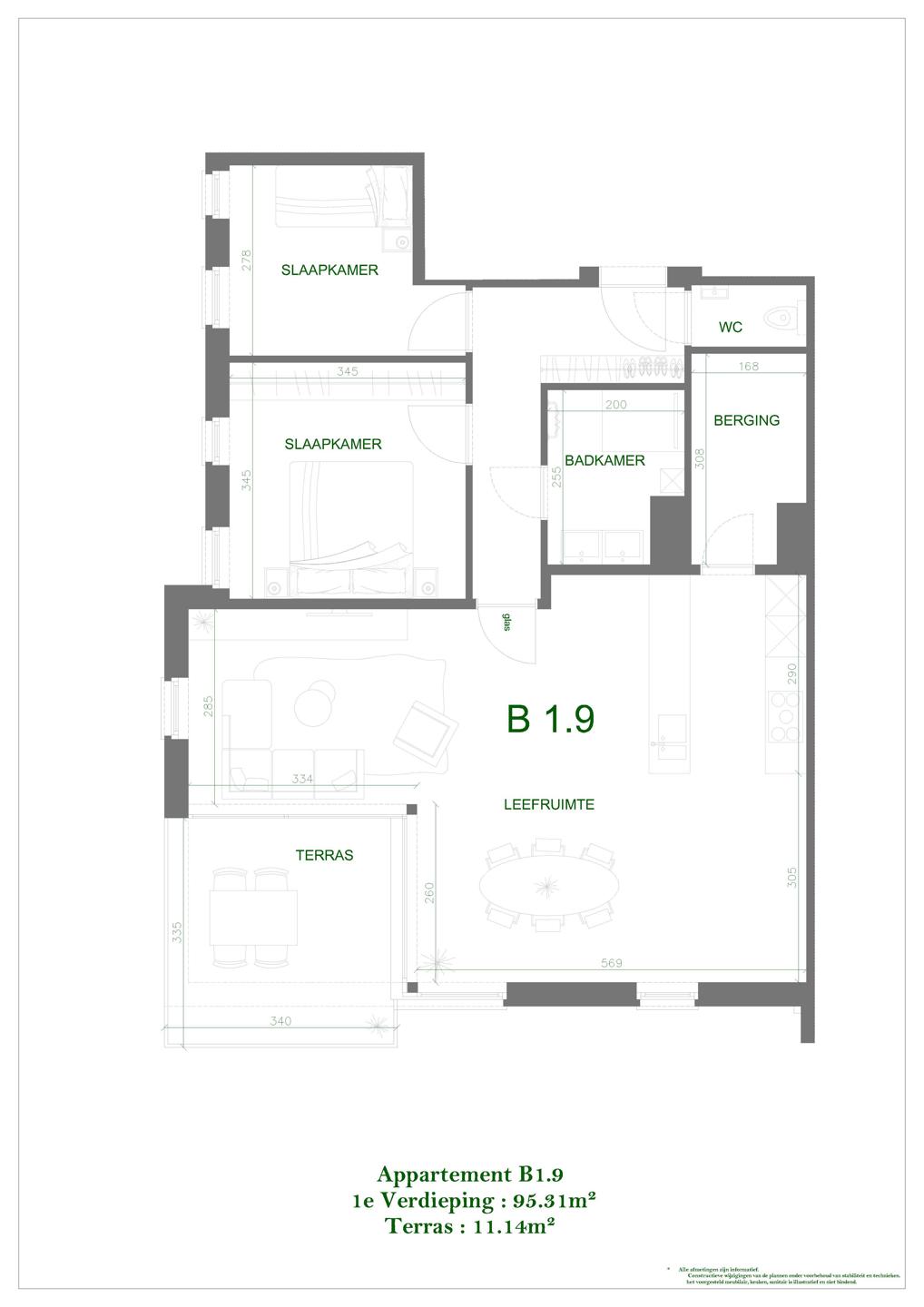 Mechelen 1ste verdieping - appartement B1.09 - foto 5