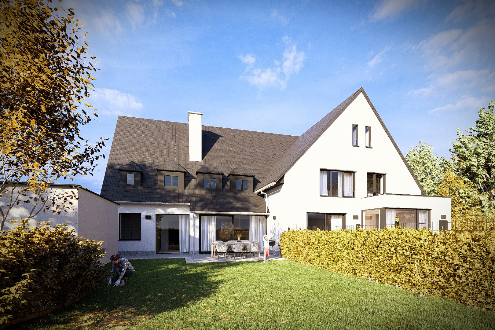 TweeZicht Lot 2 – Ruime energiezuinige woning met vier slaapkamers op toplocatie - foto 1