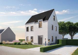 Ref 7084680 : Mooie, brede (16m) en pal zuid gerichte bouwgrond (781m²) voor het bouwen van een vrijstaande woning. Landelijk gelegen. Grenst...