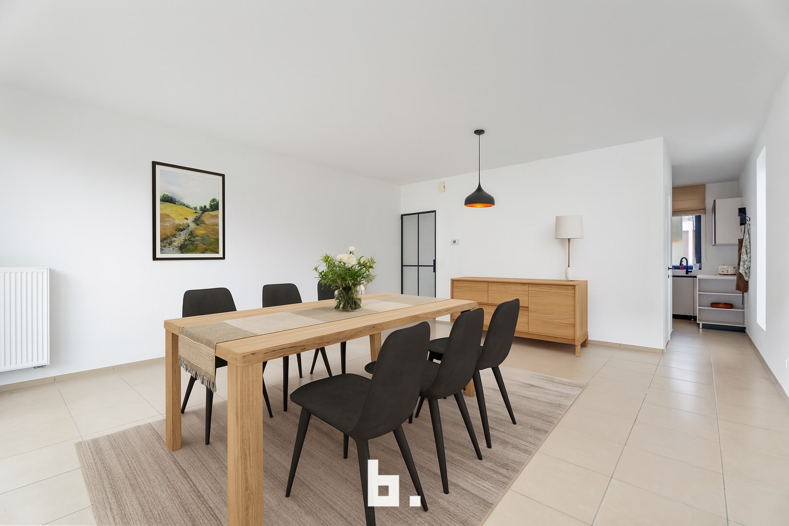 Instapklare halfopen woning  met 4 slpks, koer/ tuintje en ondergrondse autostaanplaats - foto 3