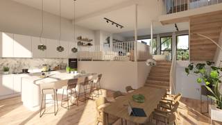 <span>Informatie en bezoeken: 02.318.18.08 of new.brussels@weinvest.be</span><br /><span>Ontdek in de wijk Promenades d'Uccle, aan de rand van een bosgebied, de charme van uw gezinswoning en de bijzonder lichte leefruimtes.</span><br /><span>Uw woonkamer, met zijn prachtige plafondhoogte van 4m, brengt u in direct contact met uw terras en tuin, alsof u in de natuur leeft. Uw huis profiteert van de beste energiediensten dankzij vloerverwarming met een warmtepompsysteem en isolatie die voldoet aan de laatste geldende normen, evenals ramen met driedubbele beglazing. Kom dit prachtige project ontdekken met het We Invest team.</span>