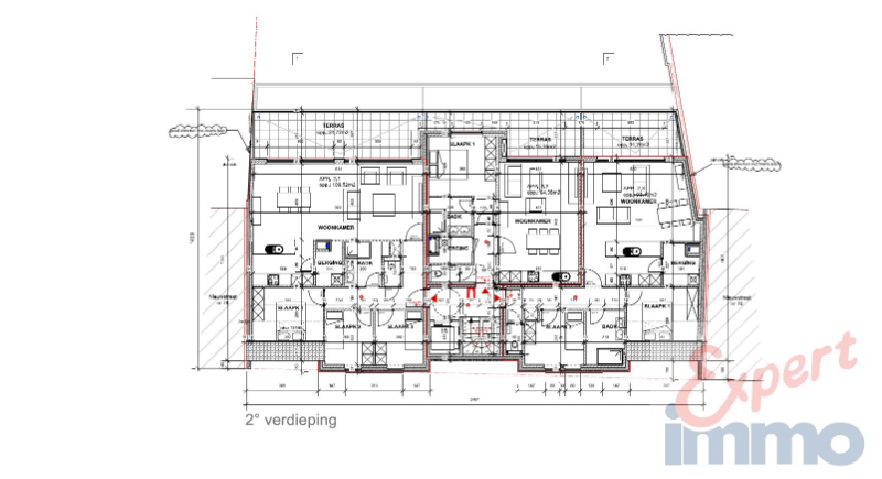 2de verdieping stijlvol appartement (1 slpk) met garage in Residentie Monique, Desselgem, TE HUUR via EXPERT-IMMO - photo 4