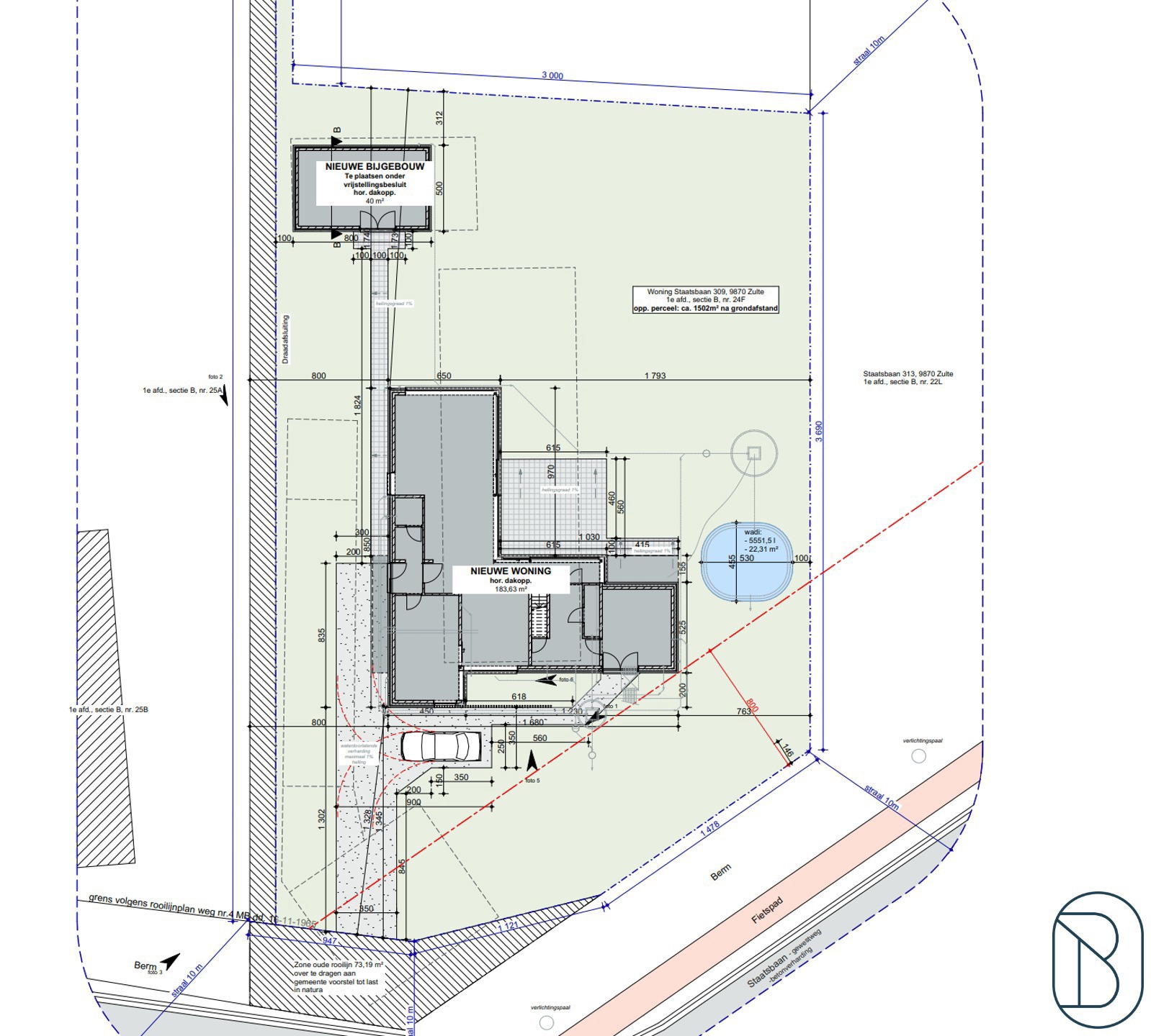 Bouwgrond met vergunning voor villa op 1.754 m2! - foto 5